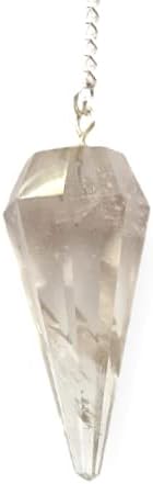 Wholesale Gem Shop Natural Gemstone Crystal Faceted Pendulum