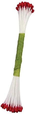 PME Stamens for Sugar Flowers Fine, Pack of 50, Pearl Red