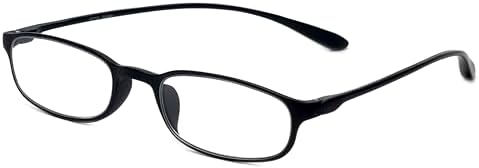 Calabria 718 Flexie Oval Reading Glasses Men/Women Bendable Single Power Readers Flexible Lightweight Durable TR-90 Frame