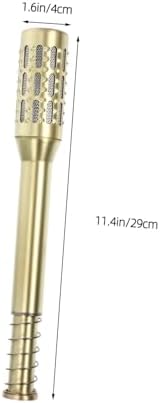 Portable Moxa Therapy Roller Stick for Home Use Ergonomic Herbal Moxibustion Tool with Brass Massage Rod Easy to Operate Moxa Roller Holder for Facial Relaxation