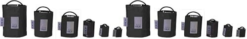 MDF Instruments Latex-Free Adult Replacement Blood Pressure Monitor Cuff - Single Tube - Black (MDF2100451-11) (Pack of 2)