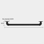 Bath Handle Towel Rail Bathroom Grab Bars Wall Mounted Shower Armrest, for Elderly and Disabled, Toilet Corridor, Stairway Handrail