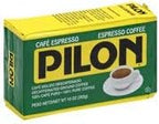 Café Pilon Decaffeinated Espresso Ground Coffee, 10-Ounce (Pack of 6)