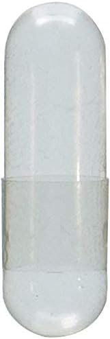 Capsule Connection USA-Made 1000 Bulk Wholesale Empty Clear Gelatin Capsules,"00" Size,