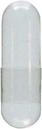 Capsule Connection USA-Made 1000 Bulk Wholesale Empty Clear Gelatin Capsules,"00" Size,