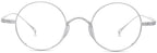HELES Pure Titanium Vintage Round Reading Glasses, Lightweight Full Rim Blue Light Blocking Computer Readers AR Coating