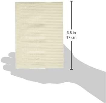 Napkleen Disposable Clothing Protectors/Bibs, Self-Adhesive, Size: Adult (13 x 18 Inch) Color: White - 1/Box of 50