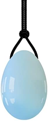 MYMEO 40X25mm Drilled Kegel Balls 16 Types Natural Jade Eggs Massage Ball Kegel Exercise Yoni Eggs,Opal Eggs
