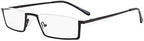 CessBlu Reading Glasses 3 Pairs Half-Rim Spring Hinge Reader Eyeglasses for Men Women Reading