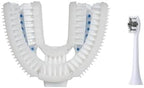 Nylon U-Shaped Brush Head Replacement Compatible with U-Shaped Toothbrush,23760 Nylon Bristles Head Teeth Cleaning for Sonic Toothbrush Tool Head Accessories for Adults