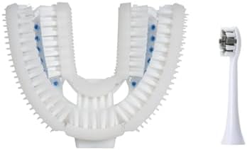 Nylon U-Shaped Brush Head Replacement Compatible with U-Shaped Toothbrush,23760 Nylon Bristles Head Teeth Cleaning for Sonic Toothbrush Tool Head Accessories for Adults