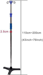 IV Pole IV Drip Stand IV Stand Portable IV Pole Stainless Steel Adjustable Height Infusion Stand for Hospitals and Clinics (Color : C)