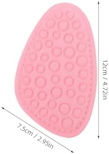 MAGICLULU 4 Pairs Pink Forefoot Cushions High Heel Insoles, Thickened Non-Slip Metatarsal Pads with Fabric Surface, Odor-Resistant Support for Women’s Shoes