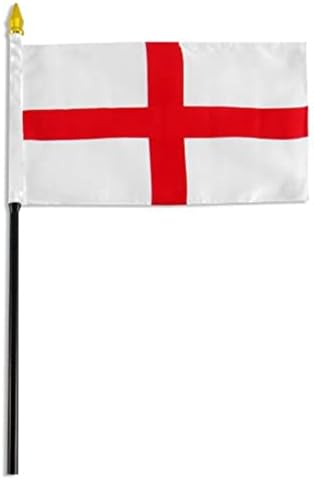 US Flag Store England St. George Cross Flag, 4 by 6-Inch