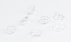 Silicone Spectacle/Eye Glass Nose Pads| Round| 9mm| Screw Fit |50 pcs| by Sports World Vision