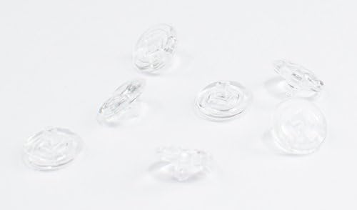 Silicone Spectacle/Eye Glass Nose Pads| Round| 9mm| Screw Fit |50 pcs| by Sports World Vision