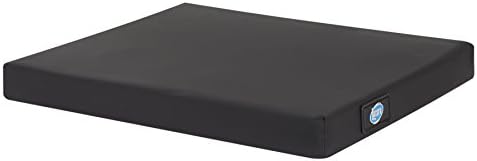 Lacura Q-Gel Cushion, 16" x 16" x 2", Gel Padded Cushion for Seats, Wheelchairs, and Cars, 2 Density Foam Padding with Antimicrobial Vinyl Cover, Provides Pain Relief and Support for the Legs and Back