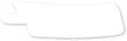 Nasogastric or Oxygen Tube precut Adhesive Tape Plain White x 10 Pack. (Mix Left & Right Side)