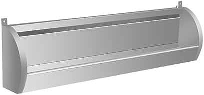 Men Urinal Wall Mounted Stainless Steel Urinal, Commercial Urinal Lengthened 100CM with Drain Pipe, Space-Saving Toilet Mens Urinal, for Schools, Hospitals, Bars, and Public Places