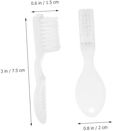 FRCOLOR 30pcs Prison Mini Toothbrushes Short Handle Small Tooth Cleaning Brushes Soft Bristles Anti-self- Oral Care Tools for Detention and Psychiatric Use