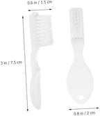 FRCOLOR 30pcs Prison Mini Toothbrushes Short Handle Small Tooth Cleaning Brushes Soft Bristles Anti-self- Oral Care Tools for Detention and Psychiatric Use