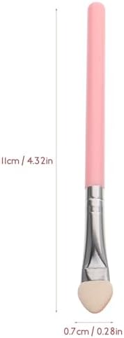Lurrose 6 Pcs Eyeshadow Applicator Brushes Double-Sided Foam Tip Eye Makeup Brushes Set for Precise Eyeshadow Application and Blending