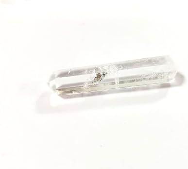 Jet Natural Crystal Double Terminated Vogel Point Wands Rock Quartz Point Reiki Healing Stone DT for Spiritual Meditation Energy Generator Gemstone Approx 1.5-2 inch