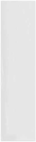 Plymor 5" x 20" (Pack of 100), 2 Mil Flat Open Clear Plastic Poly Bags