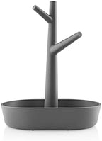 Eva Solo | Kitchen Sink Organizer | Countertop Storage Caddy for Dish Brushes, Soap, Cloths | Dishwsher Safe | Danish Design, Functionality & Quality | Elephant Gray
