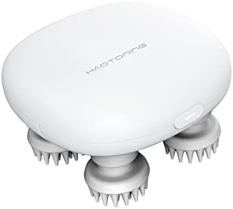 Portable Electric Mini Scalp Massager, Head Scratcher for Hair Growth, Deep Clean and Stress Relax, IPX7 Waterproof Rechargeable, Pets Massager