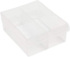 Akro-Mils 40717 Length Dividers for Plastic Storage Hardware and Craft Cabinet Large Drawers, (6-Pack), Clear