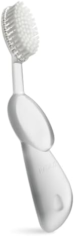 RADIUS Toothbrush, Original Big Brush & Case, Right Handed, Clear Brush with Clear Case, BPA Free ADA Accepted