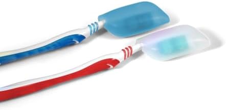 Coghlan's Silicone Toothbrush Covers 2-Pack - BPA-Free, Reusable, Durable Travel Caps, Compact Universal Fit for Camping, Home & Travel Hygiene