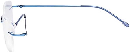CessBlu Rimless Reading Glasses Design Readers for Women Men