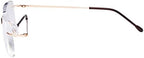 CessBlu Rimless Reading Glasses Lightweight Readers for Men