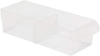 Akro-Mils 40716 Plastic Width Dividers for Small Drawers in Plastic Cabinets, Custom Storage Inserts for Teacher Toolbox, Small Parts Organizer, Screw Organizer and More, 16-Pack, Clear