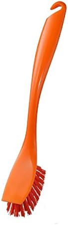 Ikea Easily Handable | Dish-Washing Brush | Cleaning Brush | with Handle | Household Cleaning Brush | (Orange, 2)