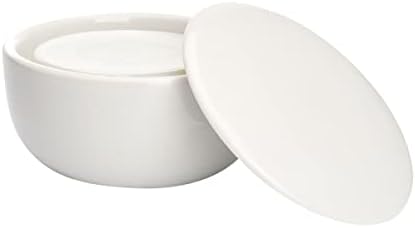 MÜHLE Porcelain Dish with Grapefruit & Mint Shaving Soap, 65 Grams – Shave Soap for Men, Rich & Light Soap Formula, Nurturing Solid Shave Soap Lather, Cooling Effect On Skin