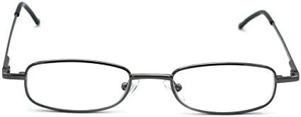 Lightweight Portable Metal Reading Glasses with Pocket Case for Men Women