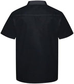 Chef Shirts for Men Lightweight Short Sleeve Unisex Chef Coat Button Stand Collar Restaurant Working Chefs Jacket