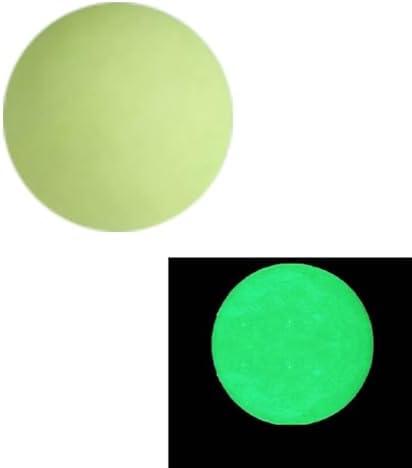 Yuly Delicate Glow In Dark Quartz Crystal Sphere Ball Blue Luminous 3.5cm + BASE Crystal Stones For Crafts Large, Green