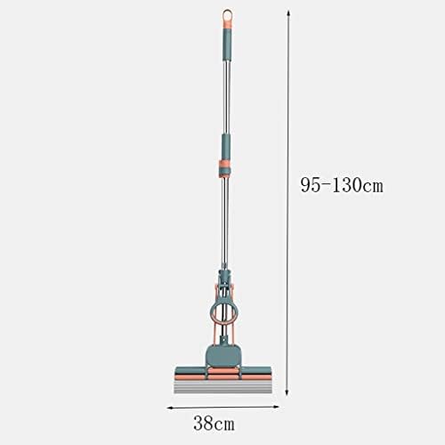 PVA Sponge Mop with Super Absorbent Sponge Head and Adjustable Length Handle 37- 51 Inch Kitchen Living Room Bathroom Cleaning Tools ( Size : 38cm )