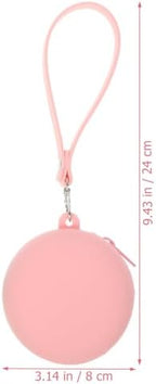 2Pcs Portable Silicone Earphone and Cable Organizer Pouch with Wrist Strap for Travel Zippered Storage Case for Jewelry and Accessories