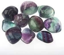 Pachamama Essentials Rainbow Fluorite Tumbled Stone - Healing Stone 20-25mm (5)
