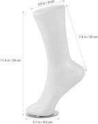 DOITOOL Foot Mannequin for Socks Display,Female Plastic Foot Model Sock Mannequin,Ankle Bracelet Jewelry Display,Short Stocking Mannequin,Foot Display,Sock Display Stand for Shop Home