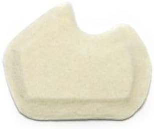 Dr. Jill's Foot Pads, Latex Free, YJ30-4055, Sesamoid Pad Skived 1/4" Felt -Right- (12 Pack) Dancers Pad