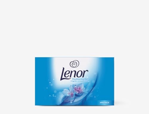 Lenor Lenor AprilFresh Dryer Cloths for Dryers, Kink-Free and Fresh Linen with Spring Flowers Scent, 34 Cloths
