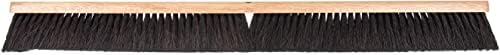 SPARTA Flo-Pac Horsehair-Blend Blend Sweep, Floor Sweep for Cleaning, 36 Inches, Black