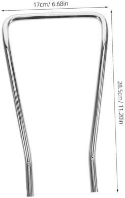 minkissy Salon Chair Foot Rest Bracket Barber Chair Air Rod Pump Base Replacement Metal Ergonomic Easy to Install