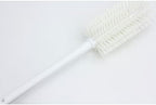 SPARTA Large Water Bottle Brush Ideal for Wide-Mouth Jars, Bottles and Tumblers, Dishwashing Tool with Handle for Home and Commercial Kitchens, Plastic, 16 Inches, White